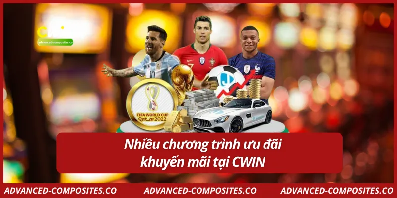 Nhiều chương trình ưu đãi khuyến mãi tại CWIN
